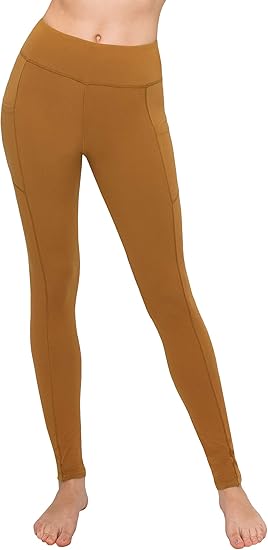 Women's High Waist Yoga Leggings With Pockets/Workout Running Pants