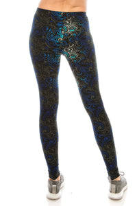Load image into Gallery viewer, BCCSK Leggings for Women Printed Workout Running Pants (B21, ONE SIZE, PLUS 3X5X)
