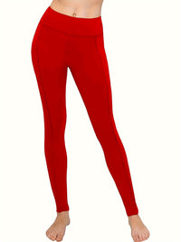 Load image into Gallery viewer, Women's High Waist Yoga Leggings With Pockets/Workout Running Pants
