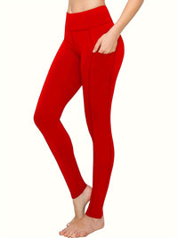 Load image into Gallery viewer, Women's High Waist Yoga Leggings With Pockets/Workout Running Pants
