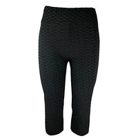 Load image into Gallery viewer, BCCSK Women's High Waist Crossover Stacked Pants Hip-Lifting Leggings Capri Pants (Black, XL)
