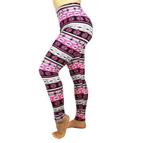 BCCSK Fashion Printed Leggings for Women No See Through High Stretch Super Soft Leggings Regula(Y11, one Size)…