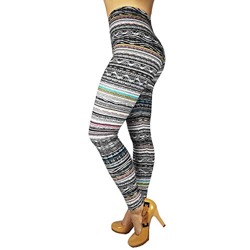 BCCSK Leggings for Women Buttery Soft Classic Print Popular Leggings (AY34, one Size)