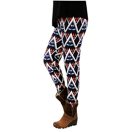 BCCSK High Stretch Leggings for Women No See Through Printed Yoga Control Capri Workout Running Reg&Plus (YP9, Plus)