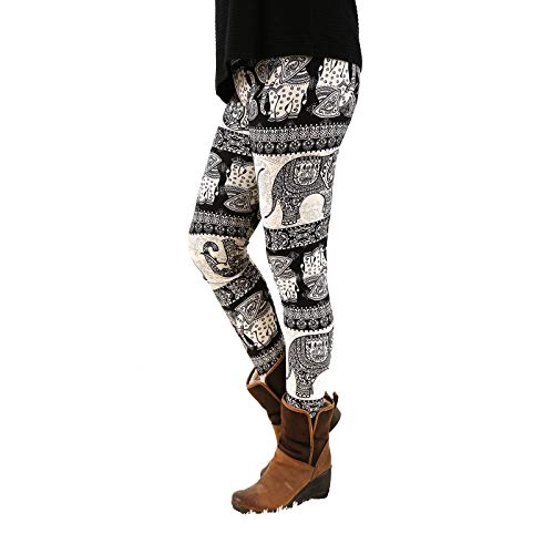 BCCSK Leggings for Women Printed Workout Running Pants Y69, 3X5X…