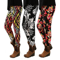 Load image into Gallery viewer, BCCSK Fashion Printed Leggings for Women No See Through High Stretch Super Soft Leggings Plus(YP22-YP17-YP18, Plus)…
