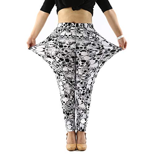 BCCSK Leggings for Women Printed Workout Running Pants (Y66, 3X5X)…